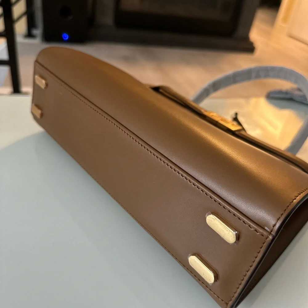 💥BRAND NEW💥 Tory Burch Lee Radziwill Petite Satchel - Picture 8 of 11